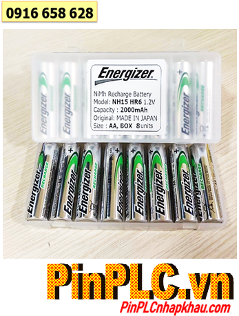 Energizer NH15-PPRP8; Pin sạc AA 1.2v Energizer NH15-PPRP8 AA2000mAh /Xuất xứ NHẬT (Hộp 8viên)